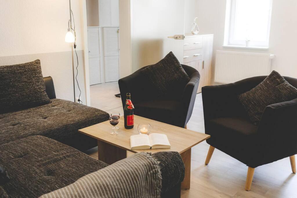 Ferienwohnung Harzer Zippel Mit Aussensauna ランゲスハイム エクステリア 写真
