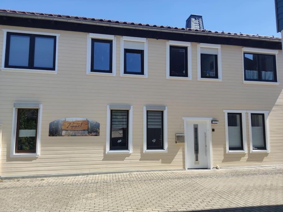 Ferienwohnung Harzer Zippel Mit Aussensauna ランゲスハイム エクステリア 写真